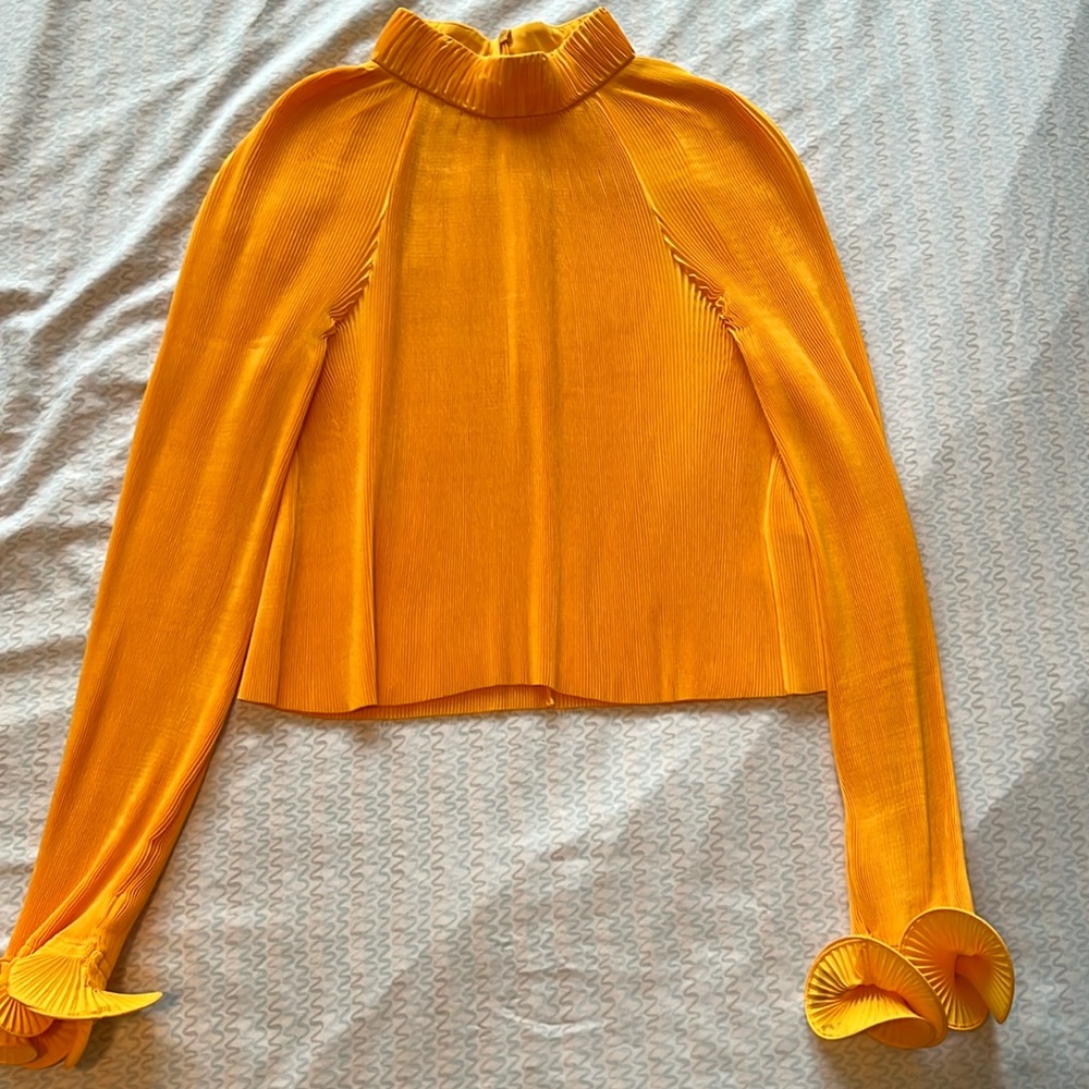 Tibi Radiant Yellow Blouse